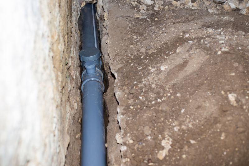 Exterior Drain Installation